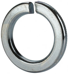 Value Collection - M30, 30.5mm ID, 48.2mm OD, 6mm Thick Split Lock Washer - Grade 8 Spring Steel, Zinc-Plated Finish, 30.5mm Min ID, 31.7mm Max ID - Exact Tooling