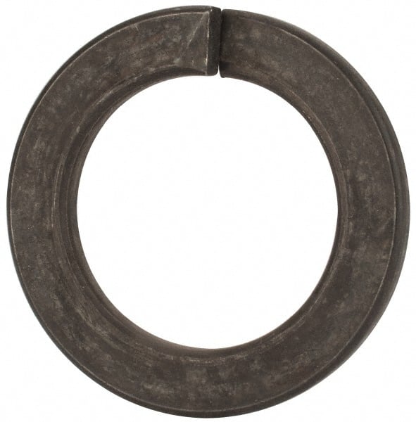 Value Collection - M42, 42.5mm ID, 68.2mm OD, 7mm Thick Split Lock Washer - Grade 8 Spring Steel, Zinc-Plated Finish, 42.5mm Min ID, 43.7mm Max ID - Exact Tooling