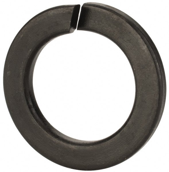 Value Collection - M22, 22.5mm ID, 35.9mm OD, 4mm Thick Split Lock Washer - Grade 8 Spring Steel, Uncoated, 22.5mm Min ID, 23.5mm Max ID - Exact Tooling