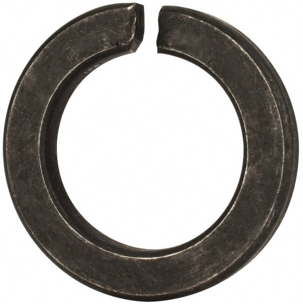 Value Collection - M30, 30.5mm ID, 48.2mm OD, 6mm Thick Split Lock Washer - Grade 8 Spring Steel, Uncoated, 30.5mm Min ID, 31.7mm Max ID - Exact Tooling