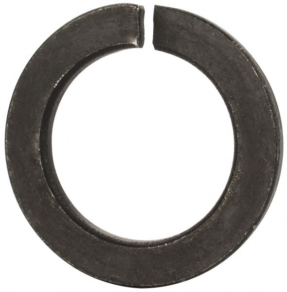 Value Collection - M48, 49mm ID, 75mm OD, 7mm Thick Split Lock Washer - Grade 8 Spring Steel, Uncoated, 49mm Min ID, 50.5mm Max ID - Exact Tooling