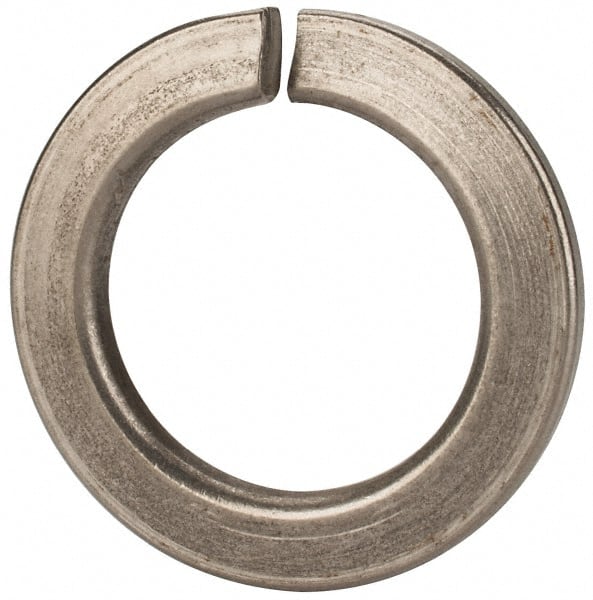 Value Collection - M36, 36.5mm ID, 58.2mm OD, 6mm Thick Split Lock Washer - 18-8 Austenitic Grade A2 Stainless Steel, Uncoated, 36.5mm Min ID, 37.7mm Max ID - Exact Tooling