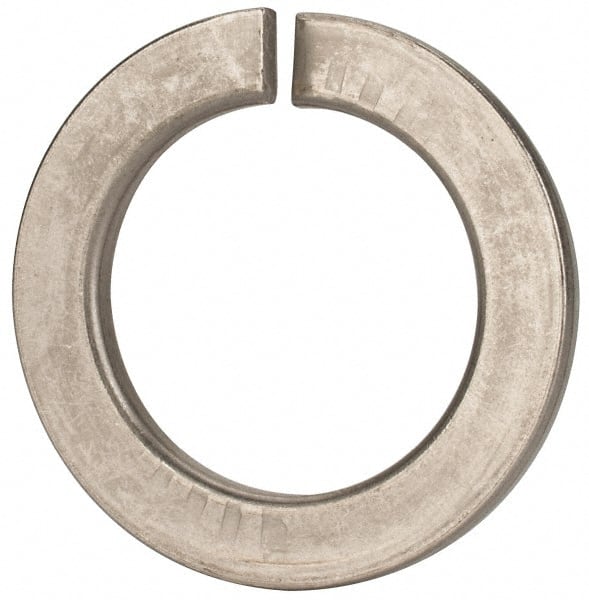 Value Collection - M39, 39.5mm ID, 61.2mm OD, 6mm Thick Split Lock Washer - 18-8 Austenitic Grade A2 Stainless Steel, Uncoated, 39.5mm Min ID, 40.7mm Max ID - Exact Tooling