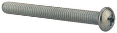 Value Collection - 5/16-18 UNC, 3" Length Under Head Phillips Drive Machine Screw - Round Head, Grade J82 Steel, Zinc-Plated Finish, Without Washer - Exact Tooling