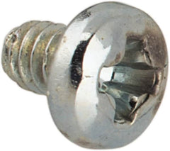 Value Collection - #2-56 UNC, 1/8" Length Under Head Phillips Drive Machine Screw - Pan Head, Grade J82 Steel, Zinc-Plated Finish, Without Washer - Exact Tooling