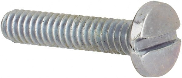 Value Collection - #3-48 UNC, 1/2" Length Under Head Slotted Drive Machine Screw - Binding Head, Grade J82 Steel, Zinc-Plated Finish, Without Washer - Exact Tooling