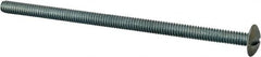 Value Collection - 1/4-20 UNC, 5" Length Under Head Slotted Drive Machine Screw - Truss Head, Grade J82 Steel, Zinc-Plated Finish, Without Washer - Exact Tooling