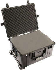Pelican Products, Inc. - 19-37/64" Wide x 13-29/32" High, Clamshell Hard Case - Black, Polypropylene - Exact Tooling