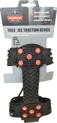 Ergodyne - Size 5-8, Strap-On Cleat - Steel Studs Traction, Black - Exact Tooling