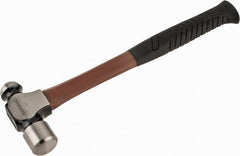 Paramount - 2 Lb Head Ball Pein Hammer - Fiberglass Handle, 15" OAL - Exact Tooling
