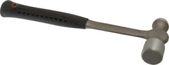 Paramount - 1-1/2 Lb Head Ball Pein Hammer - Steel Handle with Grip, 13-3/4" OAL - Exact Tooling