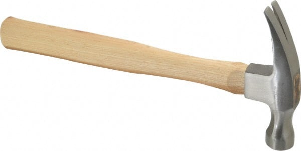 Paramount - 1 Lb Head, Straight Framing Hammer - 13" OAL, Wood Handle - Exact Tooling