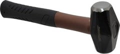 Paramount - 2 Lb Head Drilling Hammer - 10-3/8" OAL, Fiberglass Handle - Exact Tooling