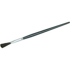 1/4″ Flat Marking Brush, Ox Hair, 7/8″ Trim Length, Round Handle - Exact Tooling