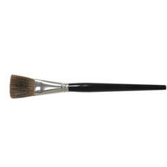 1/2″ Flat Marking Brush, Ox Hair, 1″ Trim Length, Round Handle - Exact Tooling