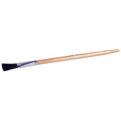 1/4″ Fitch Brush, Black China Bristle, 13/16″ Trim Length, Clear Lacquered Handle - Exact Tooling