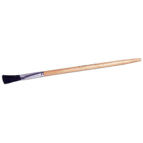 1/2″ Fitch Brush, Black China Bristle, 1-1/16″ Trim Length, Clear Lacquered Handle - Exact Tooling