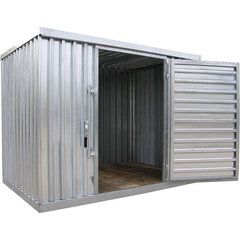 Vestil - 6' Long x 9" Wide, Storage Building - 4 Walls - Exact Tooling