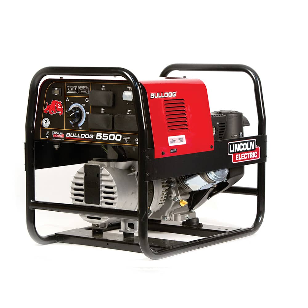 Lincoln Electric - Portable Welder/Generators; Duty Cycle: 125A AC/20V/30%, 100A AC/25V/60% ; Process: Stick ; Input Current: AC ; Output Current: AC ; Maximum Output Voltage: 230 ; Phase: Single Phase - Exact Tooling