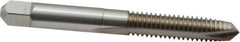 Hertel - 5/16-18 UNC, 2 Flute, Bright Finish, High Speed Steel Spiral Point Tap - Plug Chamfer, Right Hand Thread, 2-23/32" OAL - Exact Tooling