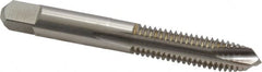Hertel - 3/8-16 UNC, 3 Flute, Bright Finish, High Speed Steel Spiral Point Tap - Plug Chamfer, Right Hand Thread, 2-15/16" OAL, 2B Class of Fit - Exact Tooling
