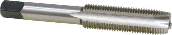 Hertel - 1/2-20 UNF, 3 Flute, Bright Finish, High Speed Steel Spiral Point Tap - Plug Chamfer, Right Hand Thread, 3-3/8" OAL, 3B Class of Fit - Exact Tooling