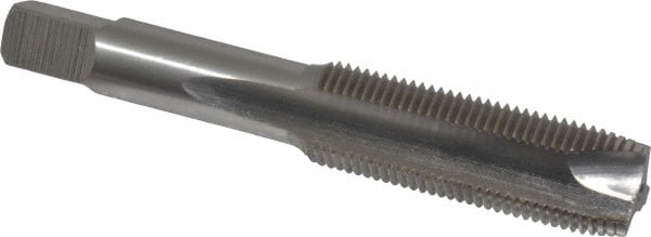 Hertel - 5/8-18 UNF, 3 Flute, Bright Finish, High Speed Steel Spiral Point Tap - Plug Chamfer, Right Hand Thread, 3-13/16" OAL, 3B Class of Fit - Exact Tooling