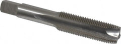 Hertel - 5/8-18 UNF, 3 Flute, Bright Finish, High Speed Steel Spiral Point Tap - Plug Chamfer, Right Hand Thread, 3-13/16" OAL, 3B Class of Fit - Exact Tooling