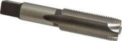 Hertel - 1-14 UNS, 3 Flute, Bright Finish, High Speed Steel Spiral Point Tap - Plug Chamfer, Right Hand Thread, 5-1/8" OAL, 3B Class of Fit - Exact Tooling