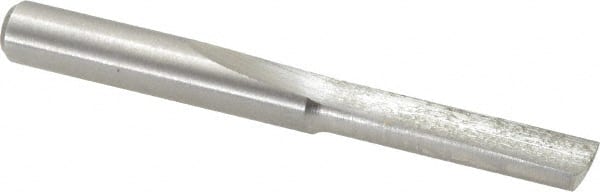 Onsrud - 1/4" Diam, 1/4" Shank Diam, 1" Length of Cut, 1 Flute Single Edge Straight Router Bit - 2-3/8" Overall Length, Right Hand Cut, High Speed Steel - Exact Tooling