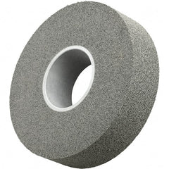 3M - 12" Diam, 1/2" Face Width, 5" Center Hole, Medium Grade, Silicon Carbide Deburring Wheel - Convolute, Density 8 Grade - Exact Tooling