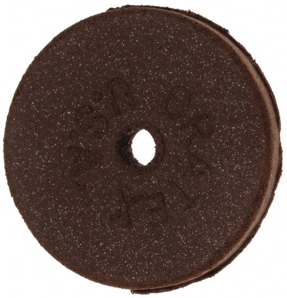 Cratex - 7/8" Diam x 1/8" Hole x 1/8" Thick, Surface Grinding Wheel - Fine Grade, No Recess - Exact Tooling