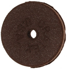 Cratex - 7/8" Diam x 1/8" Hole x 1/8" Thick, Surface Grinding Wheel - Fine Grade, No Recess - Exact Tooling
