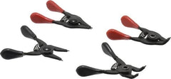 OTC - 4 Piece, Mini Snap Ring Plier Set - For Use with All Vehicles - Exact Tooling