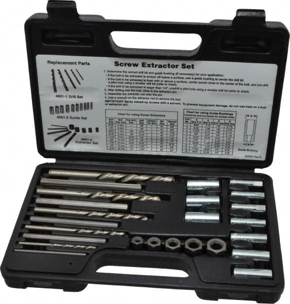 OTC - 25 Piece, Screw Extractor Set - Exact Tooling