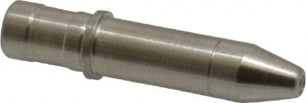 Global EDM - 0.0394 Inch Diameter EDM Tube Guide - Ceramic Insert and Steel, 0.2362 Inch Shank Diameter, Compatible with Asian High Speed Hole Driller - Exact Tooling