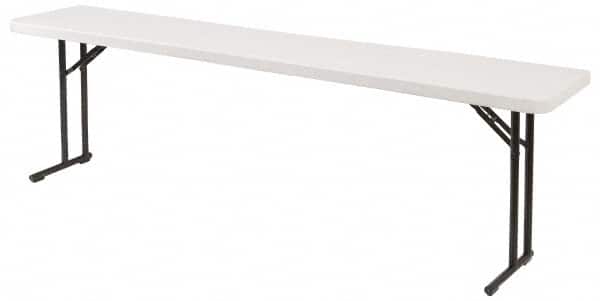 NPS - 61" Long x 18" Wide x 29-1/2" High, Lightweight Folding Table - Speckled Gray - Exact Tooling