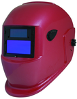 #41260 - Solar Powered Welding Helmet - Red - Replacement Lens: 3.85" x 1.70" Part # 41261 - Exact Tooling
