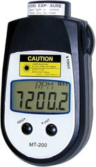 SHIMPO - Tachometers Type: Contact/Non-Contact Minimum Measurement (RPM): 6.00 - Exact Tooling