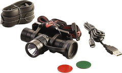 Streamlight - White LED Bulb, 1,000 Lumens, Hands-free Flashlight - Black Aluminum Body, 1 3.75V Lithium-Ion Battery Included - Exact Tooling