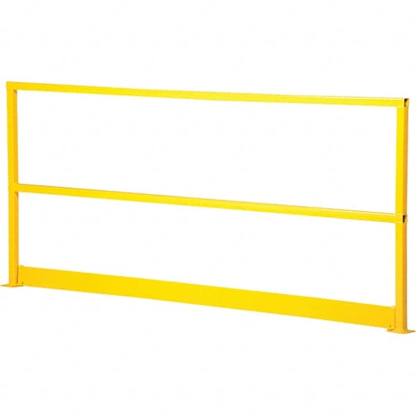 Vestil - 120" Long x 42" High, Steel Square Handrails - Exact Tooling