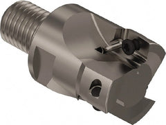 Seco - 40mm Cut Diam, 17mm Max Depth of Cut, 45mm OAL, Indexable Square Shoulder Slot Milling End Mill - M20 Modular Connection, 90° Lead Angle, Through Coolant, Series R217.69 - Exact Tooling