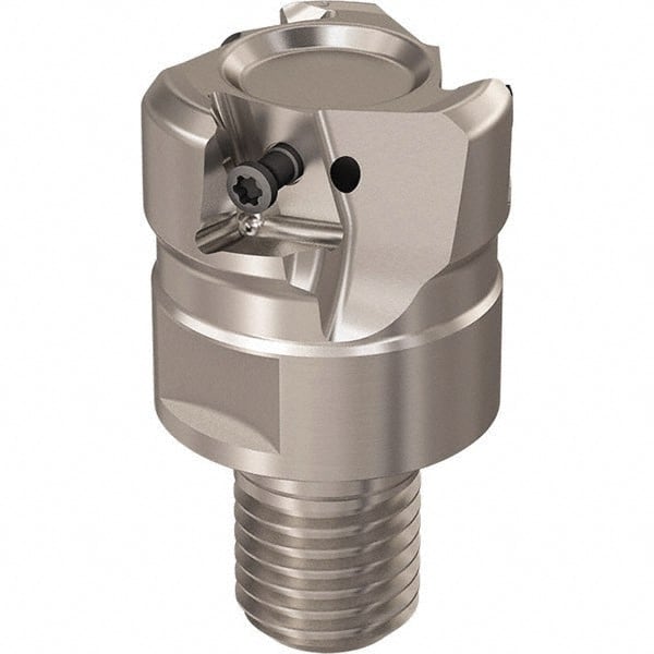 Seco - 40mm Cut Diam, 12mm Max Depth of Cut, 40mm OAL, Indexable Square Shoulder Slot Milling End Mill - M20 Modular Connection, 90° Lead Angle, Through Coolant, Series R217.94 - Exact Tooling