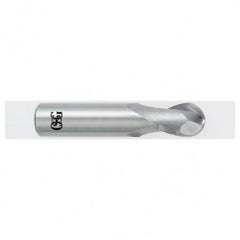 8.0mm Dia. - 51mm OAL - CBD - Ball End - 2 FL - Exact Tooling