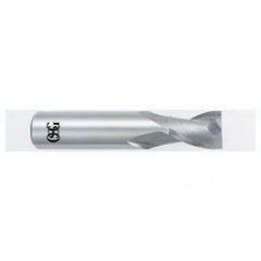 9.0mm Dia. - 51mm OAL - Bright CBD - HP End Mill - 2 FL - Exact Tooling