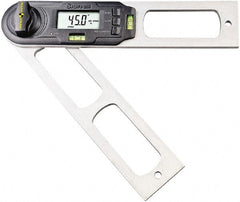 Starrett - 0.1° Resolution Combination Protractor & Inclinometer - 360° Range - Exact Tooling