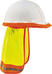 Ergodyne - Size 32", High Visibility Elastic Neck Protector - Lime Solid & Stripes Pattern, Polyester - Exact Tooling