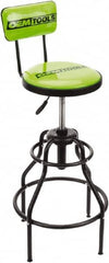 OEM Tools - 300 Lb Capacity, Adjustable Creeper Seat - Steel, 33" High x 20" Wide - Exact Tooling