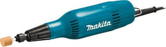 Makita - 1/4" Collet, 28,000 RPM, Inline Handle Electric Die Grinder - 120 Volts, 2 Amps, 8.2' Cord - Exact Tooling