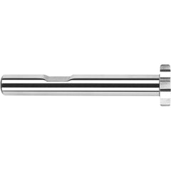 Harvey Tool - 3/4" Cut Diam, 5/64" Cut Width, 3/8" Shank, Straight-Tooth Woodruff Keyseat Cutter - Exact Tooling
